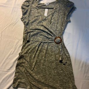 Gray stretch dress